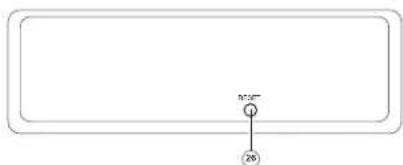 JENSEN BT1613 - Detaching the Front Panel - 2