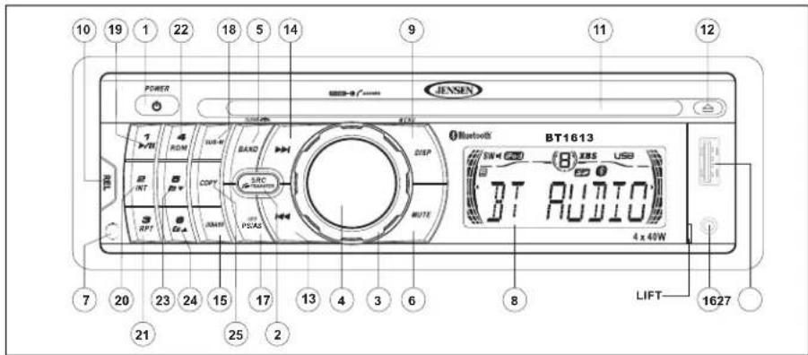 JENSEN BT1613 - TUNER OPERATION - 1