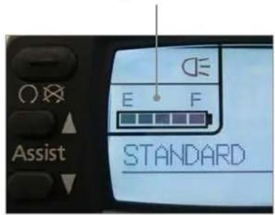 PANASONIC Pedelec Speed - Anzeige des Batterieladezustands - 1