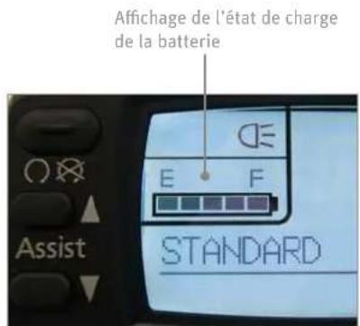 PANASONIC Pedelec Speed - Affichage de l'etat de charge de la batterie - 1