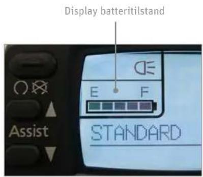 PANASONIC Pedelec Speed - Visning af batteriladetilstand - 1
