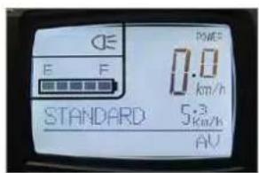 PANASONIC Pedelec Speed - LCD-manöverelement - 4
