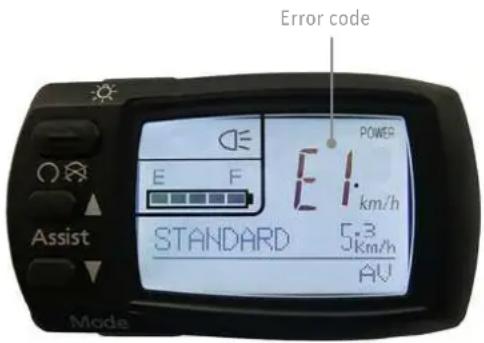 PANASONIC Pedelec Speed - Display"E1" - 1