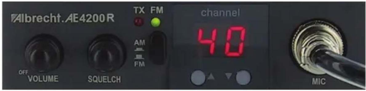 ALBRECHT AE 4200R - Montage des Funkgerats - 1