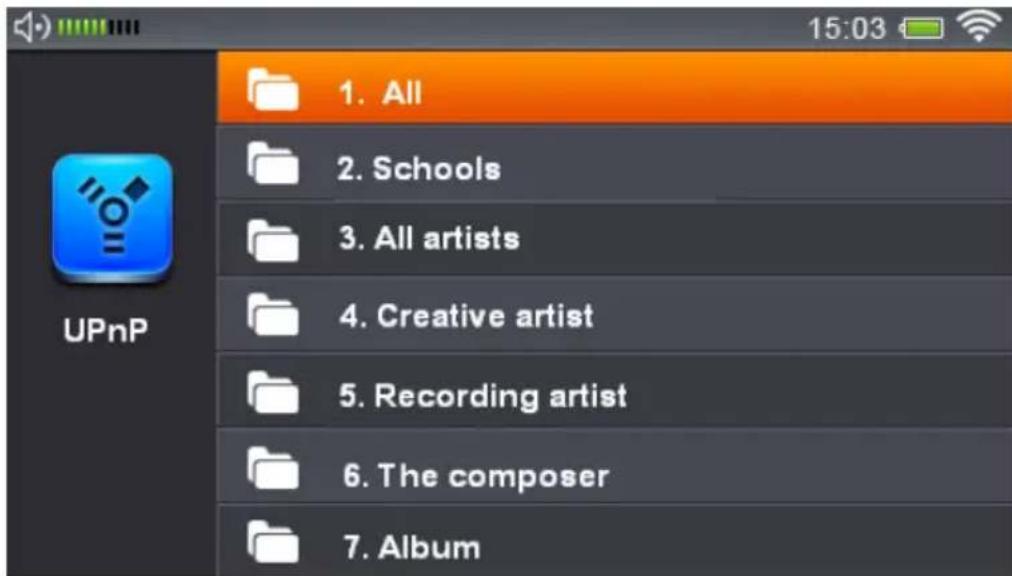 ALBRECHT DR 800TV - UPnP File Sharing - Play files from your PC - 5