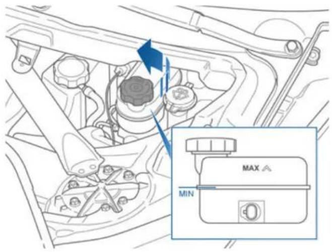 TESLA Model S (2018) - Contrôle du niveau de liquide - 1