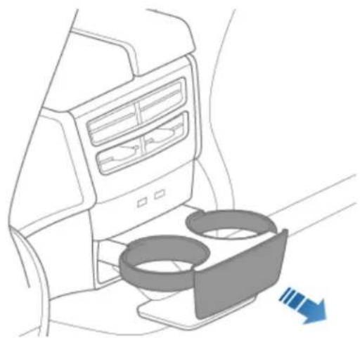 TESLA Model S (2018) - Porte-gobelets - 2
