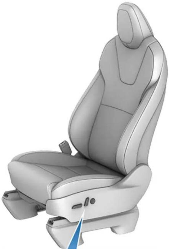 TESLA Model S (2018) - Réglage des sièges avant - 1