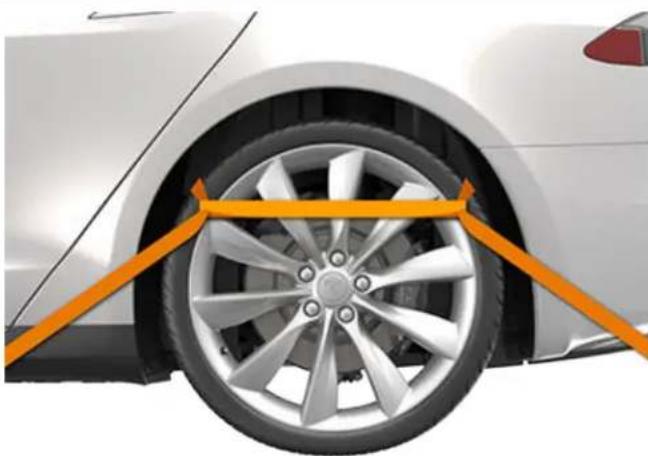 TESLA Model S (2018) - Bloquer les pneus - 2