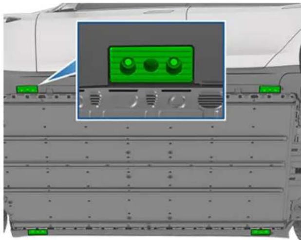 TESLA Model S (2018) - Procedure de levage au moyen d'un cric - 2