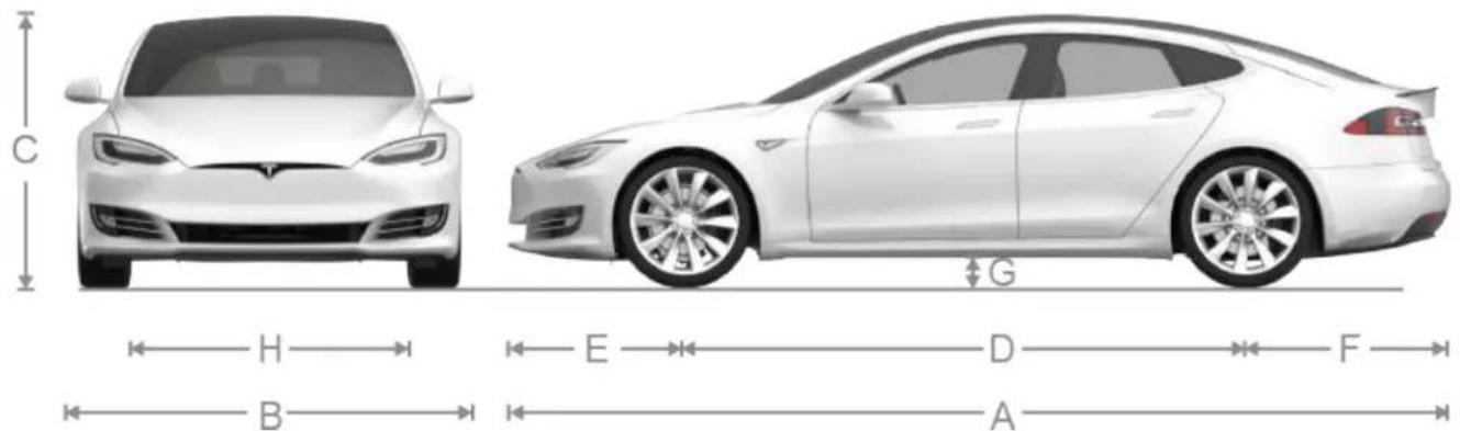 TESLA Model S (2018) - Barres de toit - 2