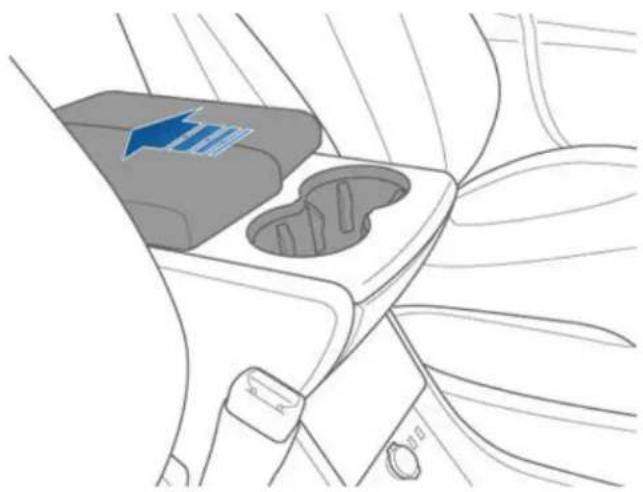 TESLA Model S (2018) - Porte-gobelets - 1