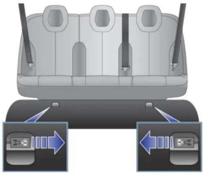 TESLA Model S (2018) - Déverrouiller les portières lorsquela clé ne fonctionne pas - 2