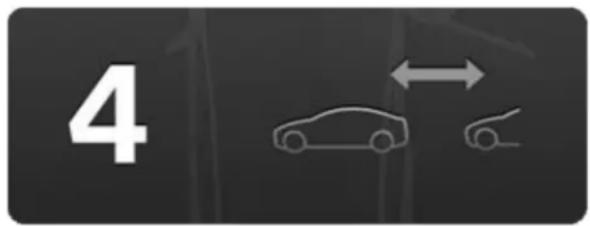 TESLA Model S (2018) - Ajustement de la distance - 2
