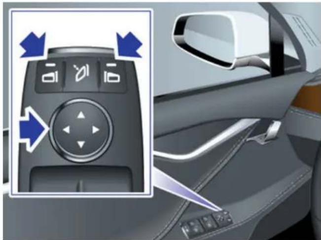 TESLA Model S (2018) - Réglage des rétroviseurs extérieurs - 1