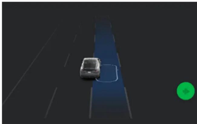 TESLA Model S (2018) - Changements de voie - 1