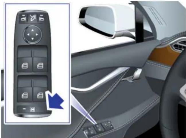 TESLA Model S (2018) - Verrouillage des vitres arrirè - 1