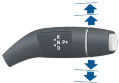 TESLA Model S (2018) - Comment changer de rapport - 1