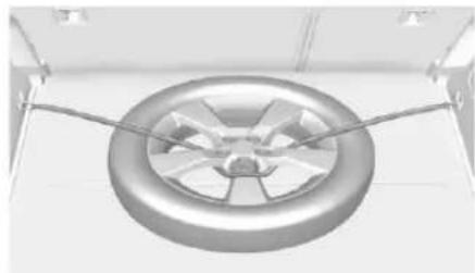 Buick Encore (2018) - Rangementdupneudégonfleet desoutils - 1