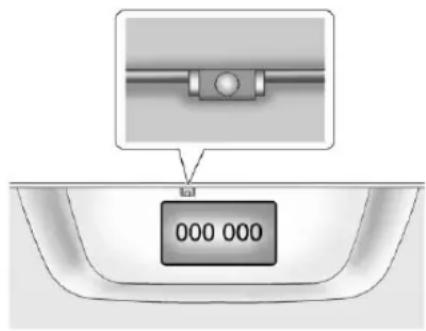 Buick Encore (2018) - Emplacementdelacamérade visionarrière - 1