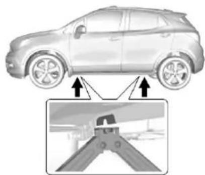 Buick Encore (2018) - Déposed'unpneucreveet installationdupneude rechange - 2