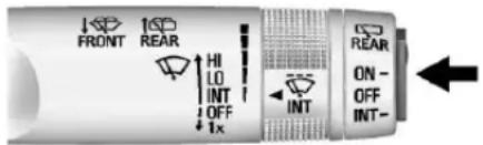Buick Encore (2018) - Essuie-glace/lave-glace   arrière - 1