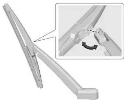 CHEVROLET Cruze (2018) - Remplacementdebalai d'essuie-glacearriere (modesavechayon) - 1