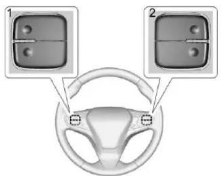 CHEVROLET Cruze (2018) - Commandesdevolantde direction - 2