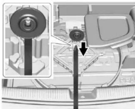 CHEVROLET Cruze (2018) - Rangementdupneudegonfleet desoutils—Vehiculesavecun hayon - 2