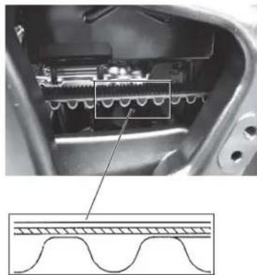 Indian Chief Vintage (2016) - Analyse de l'usure de la courroie d'entraînement arrière - 1