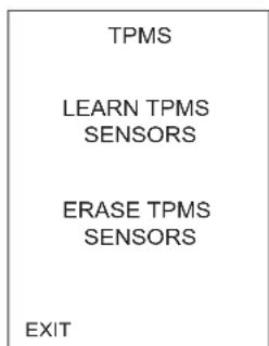 Indian Chief Vintage (2016) - Configuration du système de surveillance de pression des pneus (TPMS) - 1