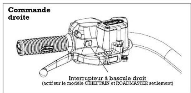Indian Roadmaster (2015) - Instruments de bord, caractéristiques et commandes Commutateurs - 4