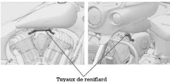 Indian Roadmaster (2015) - Tuyaux de reniflard de carter - 1