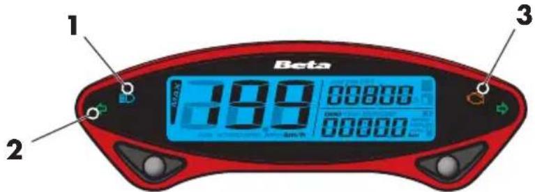 Beta EVO 300 SS (2018) - WARNING LIGHTS - 1