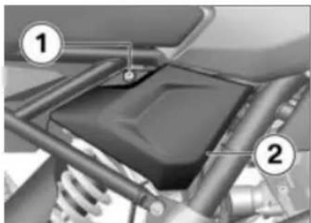 BMW G 310 GS (2018) - 'Ελεγχος στάθμης υγρού φρένων πίσω - 1