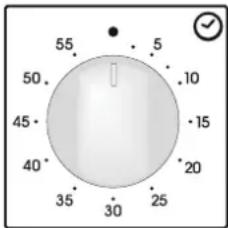 CANDY FPE60261N - USING THE MINUTE TIMER - 1