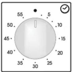 CANDY FPE60261N - USO DEL CONTAMINUTI 3.2 USO DEL TEMPORIZZATORE - 1
