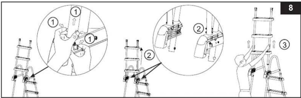 INTEX 28072 - LADDER SETUP (continued) - 5