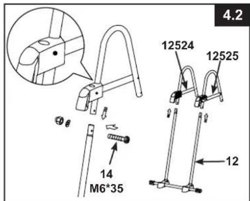 INTEX 28072 - AUFSTELLEN DER LEITER (Fortsetzung) - 3