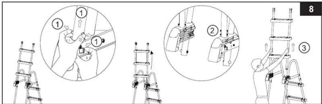 INTEX 28072 - INSTALLATION DE L'ECHELLE (suite) - 5