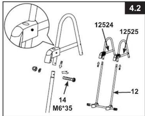 INTEX 28072 - MONTAJE DE LA ESCALERA (cont.) - 3