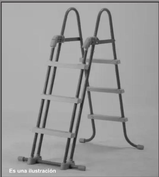 INTEX 28072 - Escalera con escalones extraibles - 1