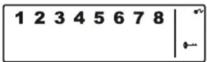 Schwaiger HG1000 532 - Indicación del display tras la puesta en marcha de la unidad central - 1