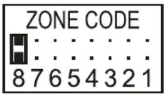 Schwaiger HG1000 532 - Einstellen des Zonen-Codes (bei Sensoren) - 3