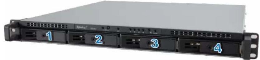 SYNOLOGY RackStation RS818+ - Installation des disques - 6