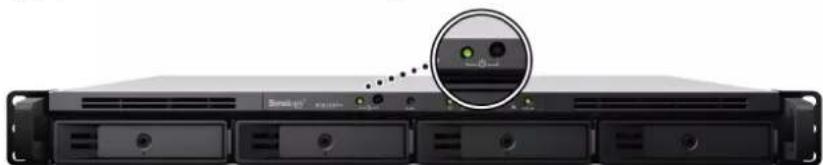 SYNOLOGY RackStation RS818+ - Démarrage du RackStation - 2