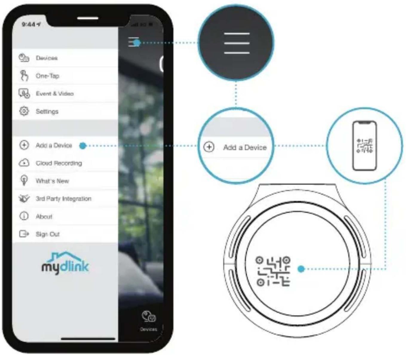 D-LINK Mini HD - Tilføj enheden - 1