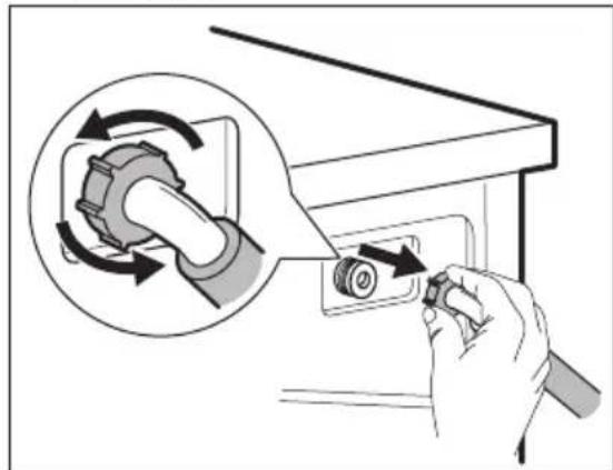 AEG LP5681 - Pulizia del tubo di carico e del filtrro della valvola - 2