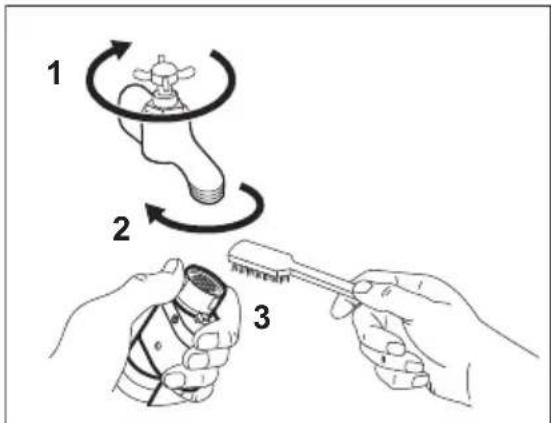 AEG LP5681 - Nettoyage du tuyau d'arrivée d'eau et du filtr de la vanne - 1