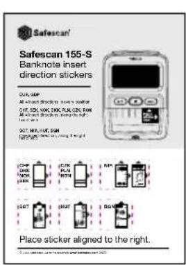 Safescan 155S - Förpackningens innehäll - 2
